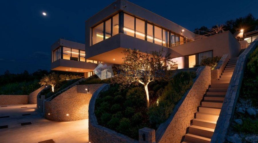 Korčula, moderna luksuzna vila, 190m2 , bazen, pogled - 9