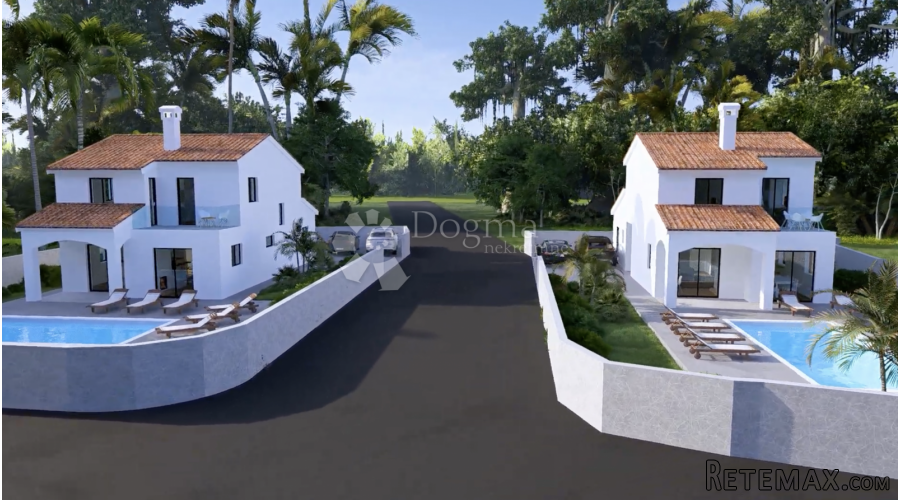 VIŠNJAN- GAMBETIĆI samostojeća vila 140m2 s bazenom