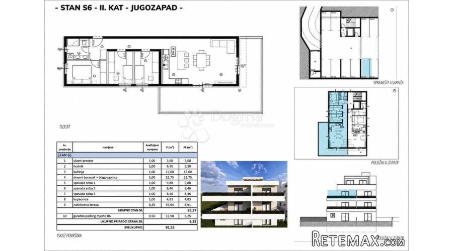 NOVOGRADNJA KAŠTEL LUKŠIĆ BS6 - 2