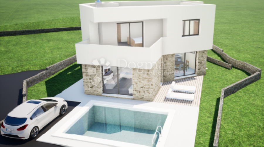 PODSOLARSKO (ŠIBENIK ) - PREDIVNA VILLA S POGLEDOM - 5