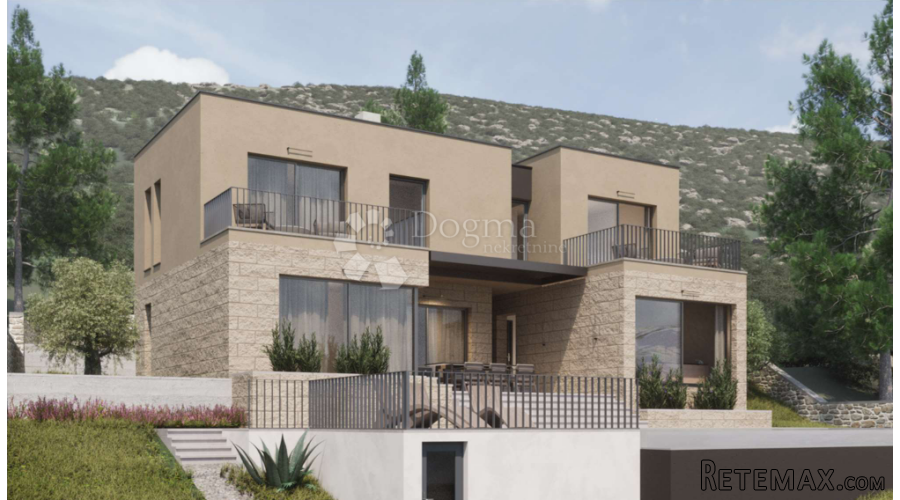 Moderna vila s pogledom na more i infinity bazenom, Omiš – Z