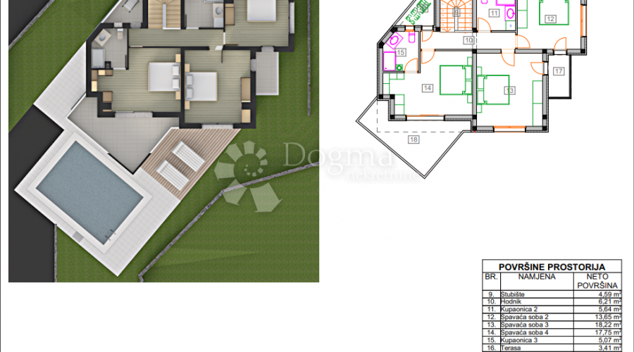 PODSOLARSKO (ŠIBENIK ) - PREDIVNA VILLA S POGLEDOM - 9