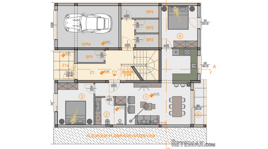 EKSKLUZIVNO! Novogradnja Štinjan - 72 m2, prizemlje (Z1 S1) - 2