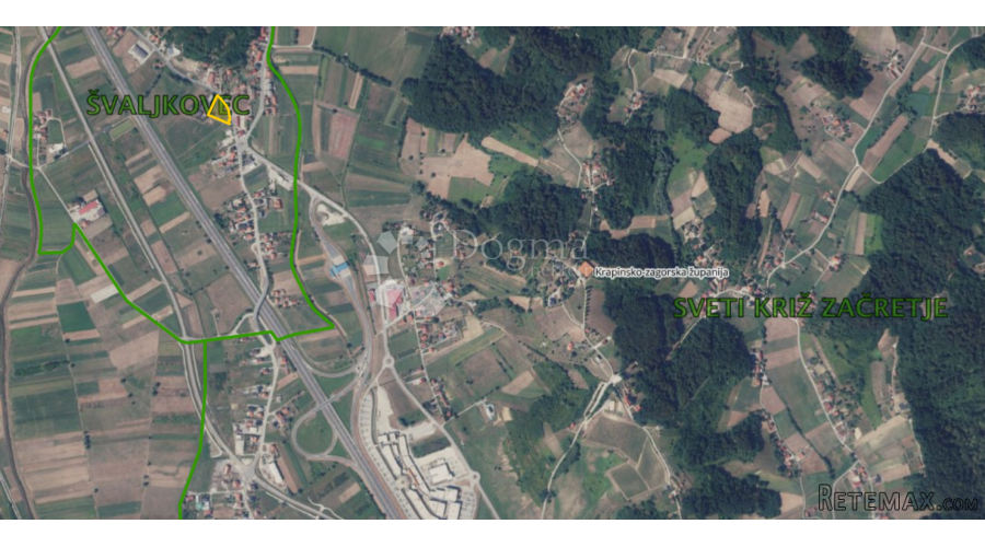Građevinsko zemljište 2.744m² na sjajnoj lokaciji Sv. Križ Z - 3
