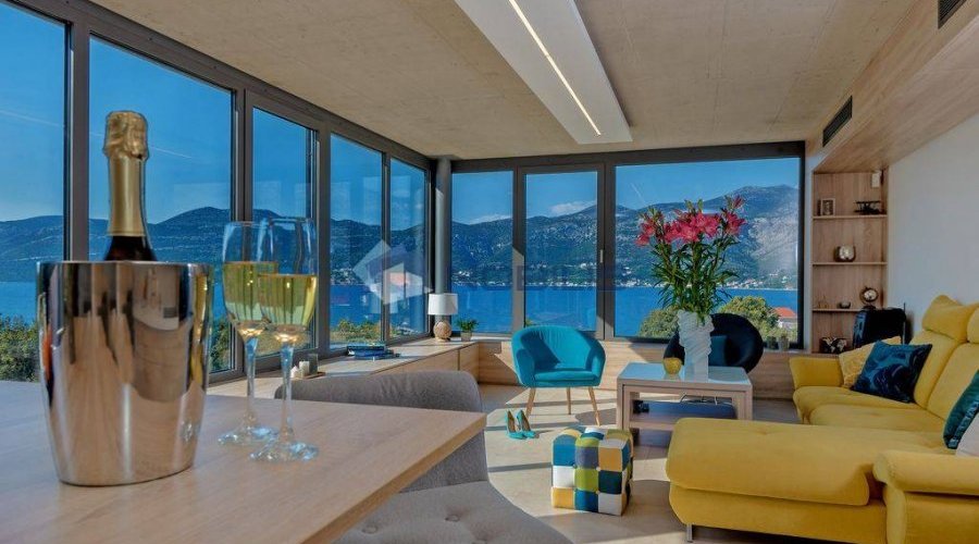 Korčula, moderna luksuzna vila, 190m2 , bazen, pogled - 3