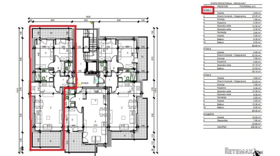 KAŠTEL, NOVOGRADNJA SA LIFTOM - 2