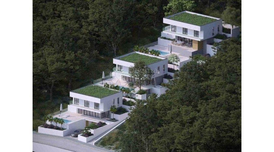 Građevinsko zemljište s projektom vile, zgrada i bazen – Nov - 3