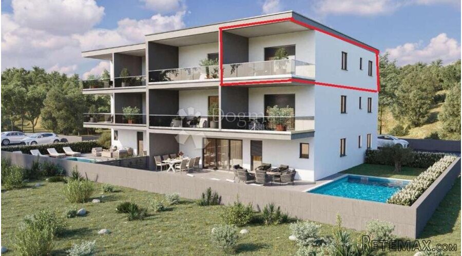 NOVIGRAD, STAN POGLED NA MORE, 2 SPAVAĆE SOBE