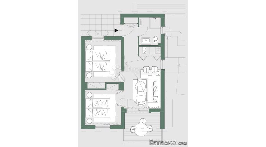 DALMACIJA, 48.60 M2, 2S+DB - 3