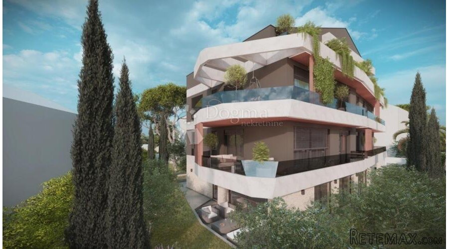 Lux dvosoban stan s pogledom na more – Rovinj