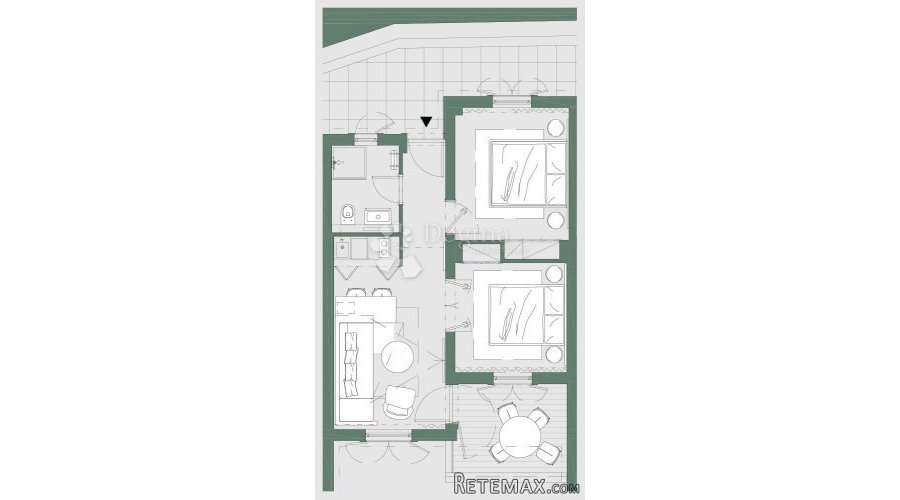 DALMACIJA, 48.60 M2, 2S+DB - 6