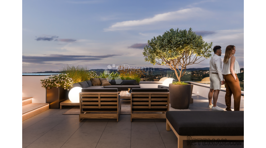 DVOETAŽNI PENTHOUSE S KROVNOM TERASOM I BAZENOM (P3-A5)