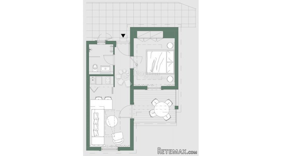 DALMACIJA, 39.40 M2, 1S+DB - 3