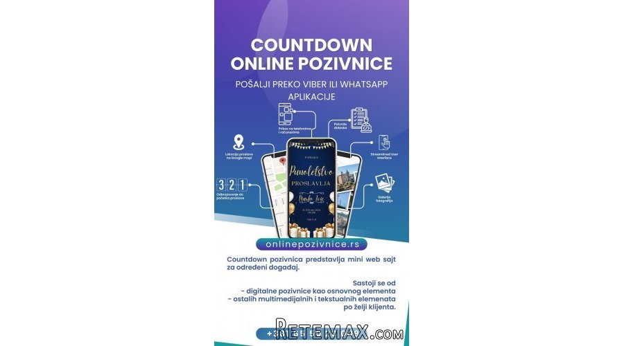 Online Pozivnice CountDown