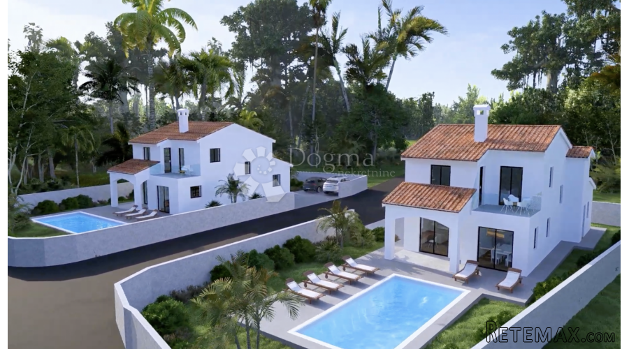 VIŠNJAN- GAMBETIĆI samostojeća vila 140m2 s bazenom - 2