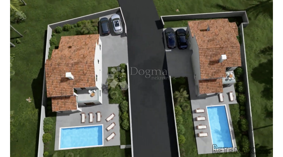VIŠNJAN- GAMBETIĆI samostojeća vila 140m2 s bazenom - 2