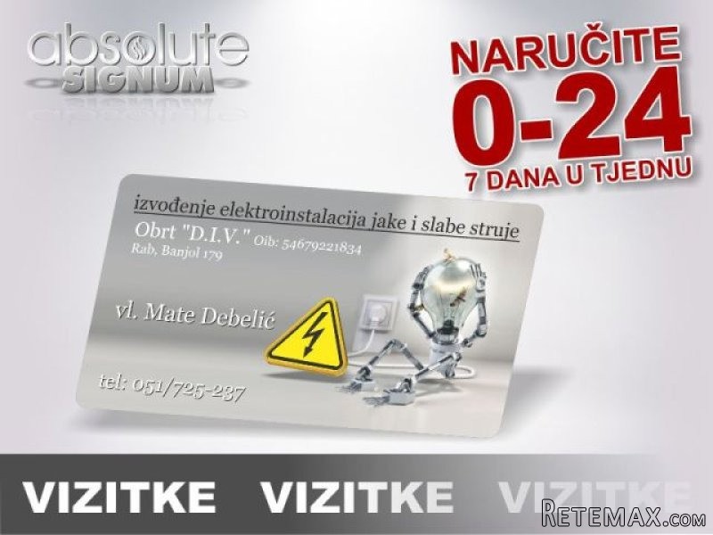 Vizitke, letak, reklama NAJPOVOLJNIJI - 2
