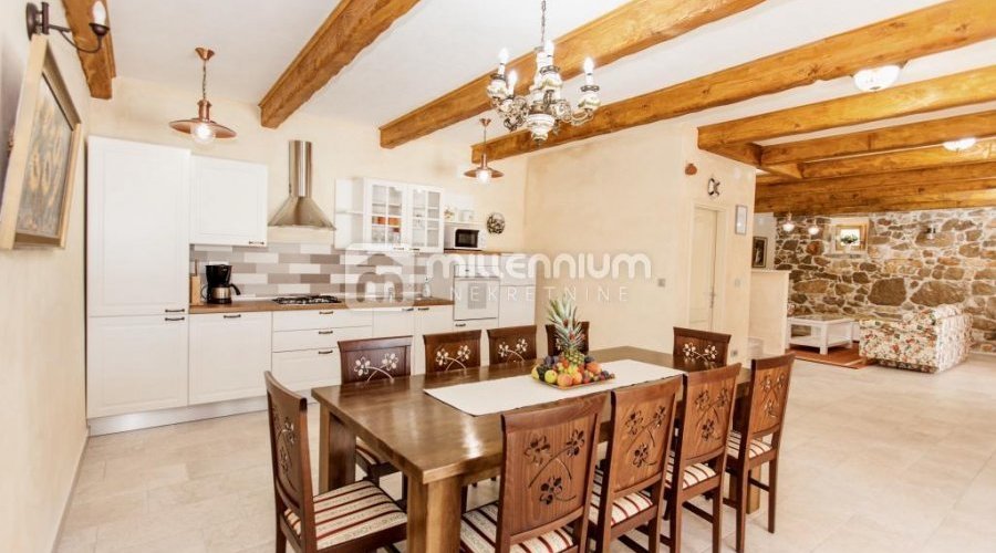 Otok Krk, Garica, nova kamena vila s bazenom - 7