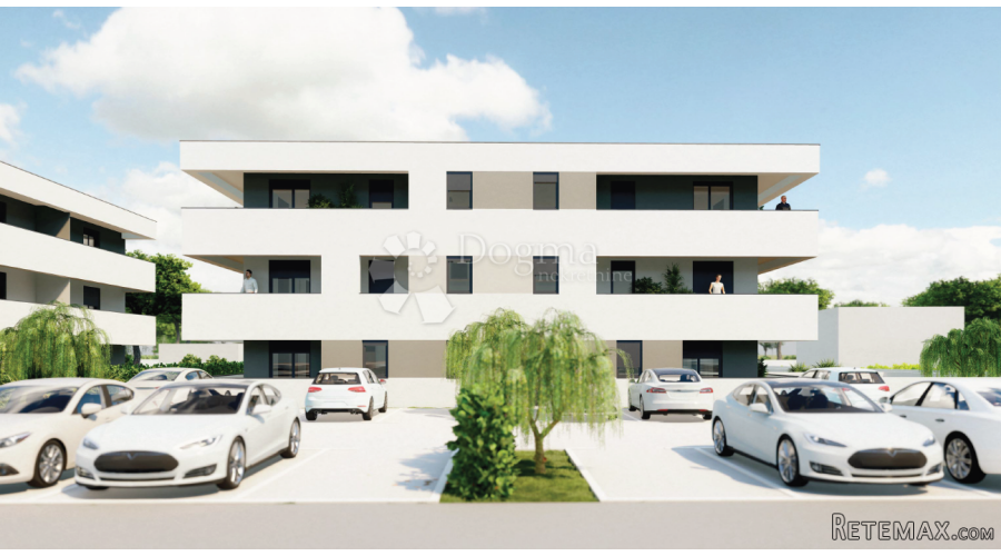 Šikići - stan u prizemlju (2SS+DB, VRT, PARKING)