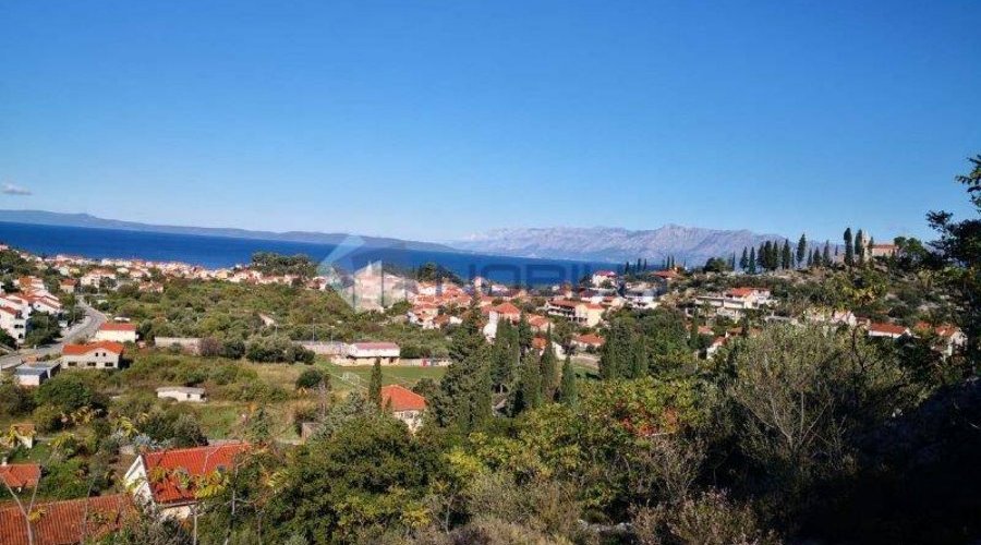 Pelješac, Trpanj, 1000m2 građevinsko zemlj., pogled more