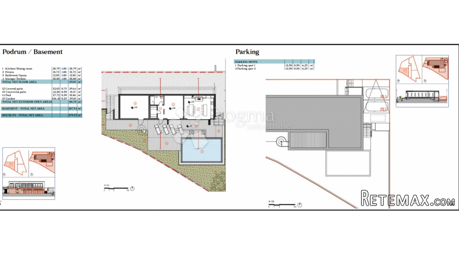 Primošten - Luksuzna vila s wellness zonom i bazenom P3 - 3