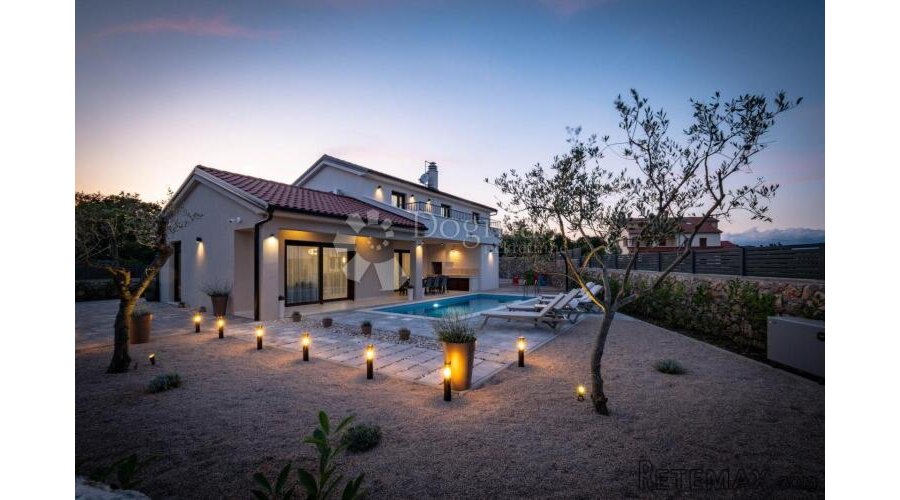 OTOK KRK MIRNA LOKACIJA - MODERNA VILLA