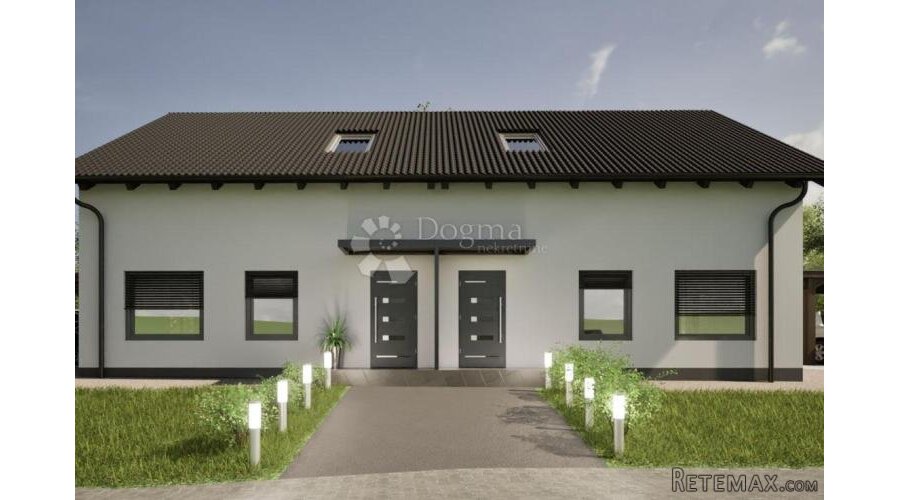 Novoizgrađena lijeva montažna duplex kuća u Selnici - 2