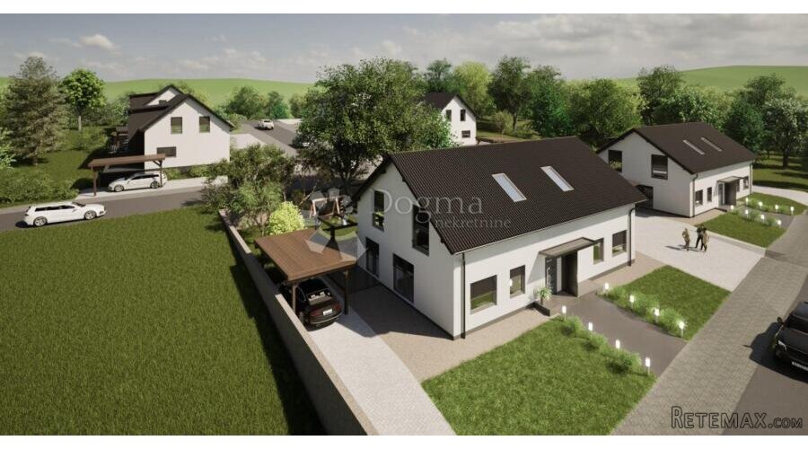 Novoizgrađena lijeva montažna duplex kuća u Selnici - 3