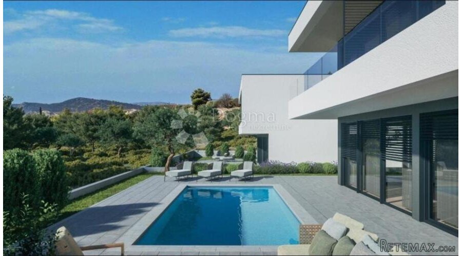 Moderna vila u Grebaštici s pogledom na more – započeta grad - 3