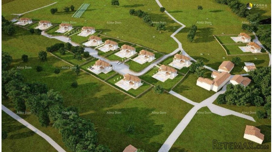 9 građevinskih zemljišta sa projektom