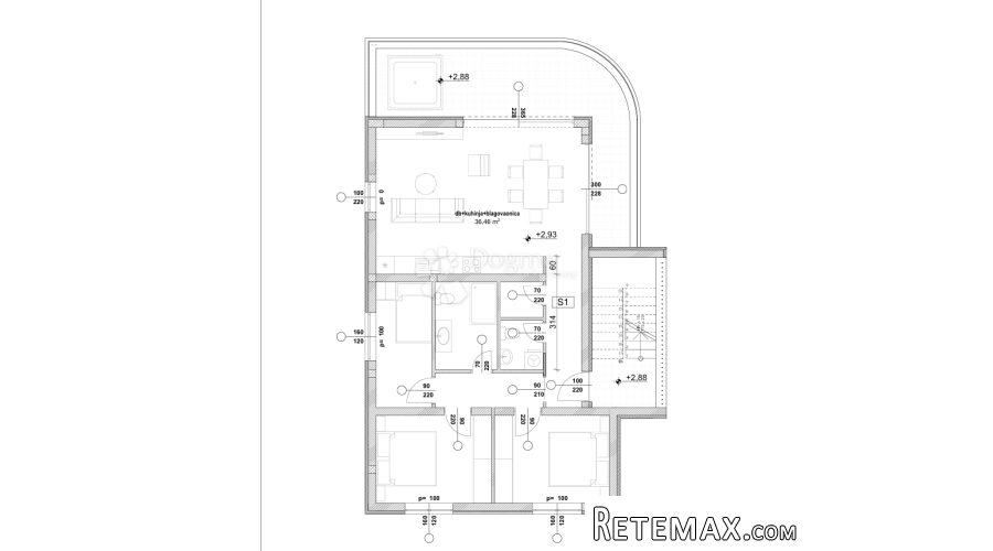 Vir - 109,32 m2 - 200m od mora - 3