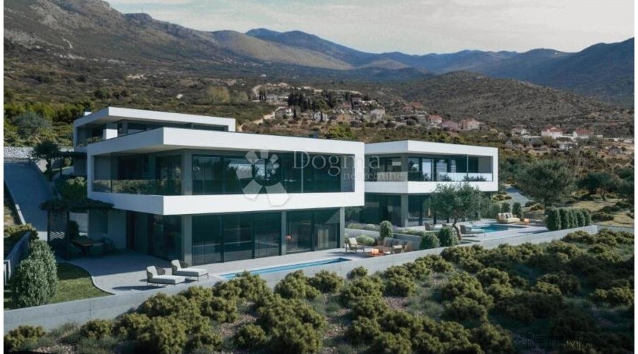 Moderna vila u Grebaštici s pogledom na more – započeta grad