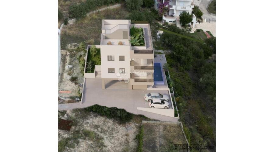 Podstrana novogradnja penthouse S4 4S+DB