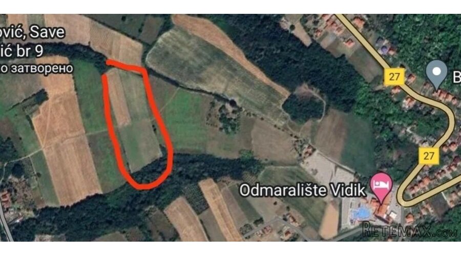 Njiva 2.4 hektara Lazarevac-Lukavica