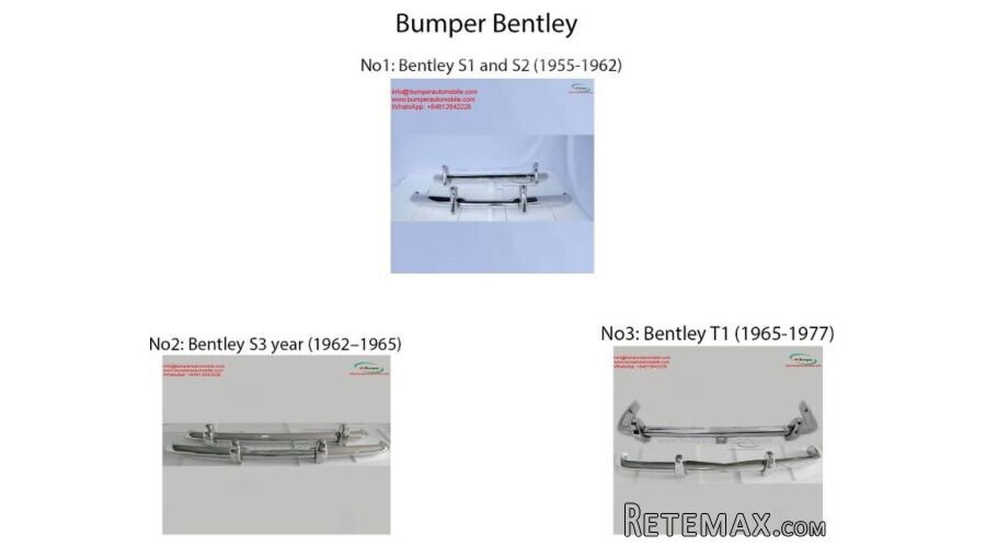 Bentley S1 and S2 (1955 to 1962) / Bentley S3 (1962 to 1965)