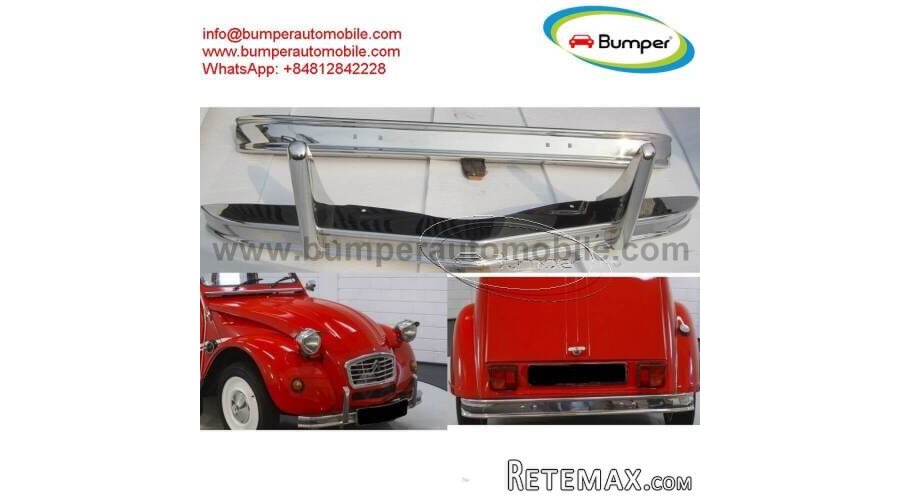 Citroen 2CV year 1948 to 1990 bumpers classic car