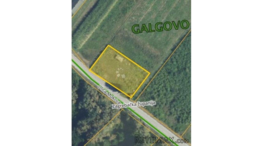 Galgovo građevinsko zemljište 1054m2 - 2