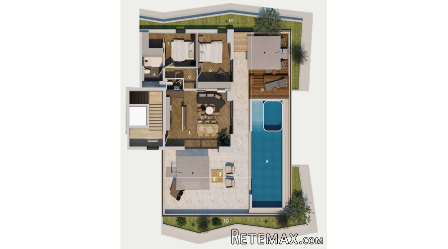 PENTHOUSE S BAZENOM, NOVOGRADNJA - 3