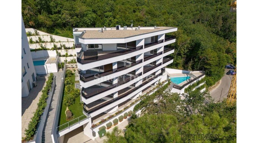 OPATIJA, luksuzna novogradnja s 7 stanova, bazenom i..