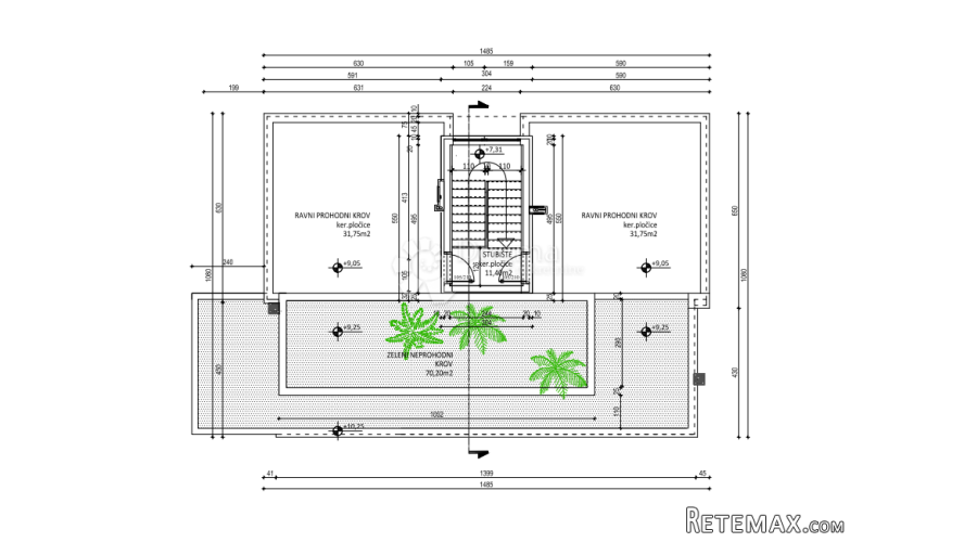 Podstrana novogradnja penthouse S4 4S+DB - 3
