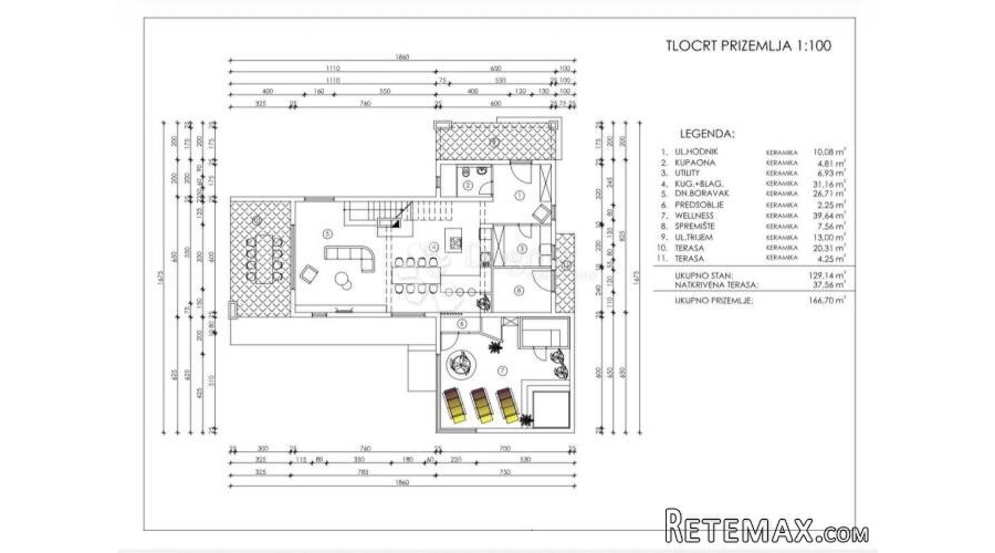 Labin, građevinsko zemljište s projektom - 3