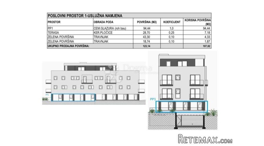 Poslovni prostor u novogradnji - Mejaši - 2