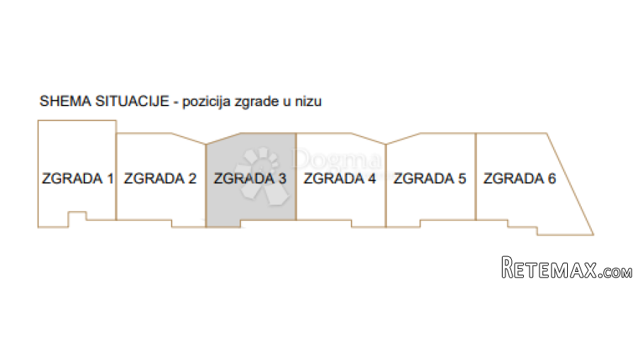 Novogradnja Pula - 58 m2, 1. kat (Z3S3) - 2