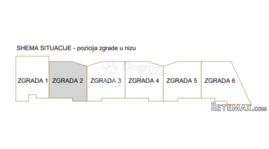 Novogradnja Pula - 127 m2, 2. kat (Z2S4) - 2