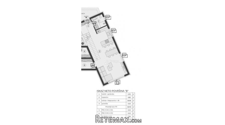 DUPLEX KUĆA B - ROH-BAU - 3