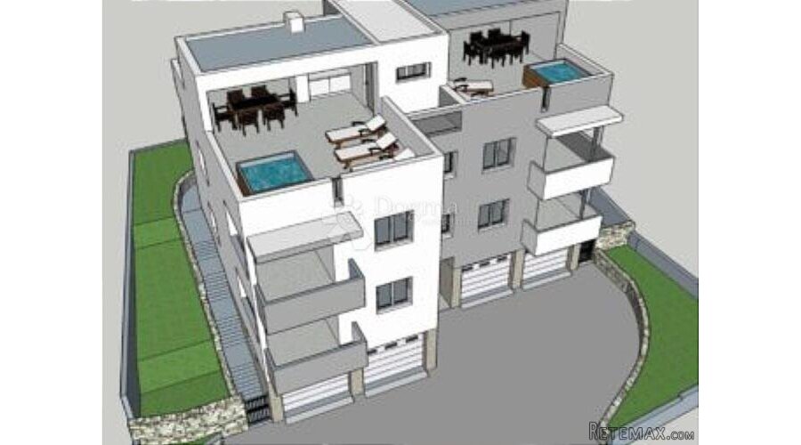 Stan u prizemlju s vrtom i spektakularnim pogledom - Ražanac - 3