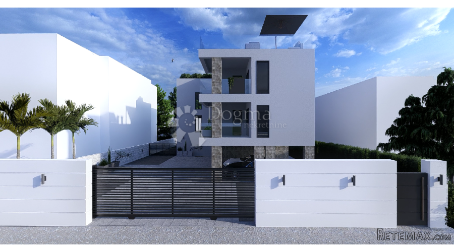PETRČANE - S3 PRVI KAT S POGLEDOM NA MORE 75,86m2