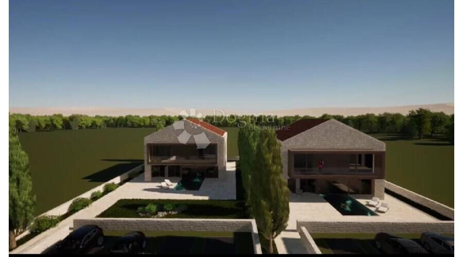 TINJ - (BIOGRAD NA MORU) - LUKSUZNA VILLA S BAZENOM U IZGRAD
