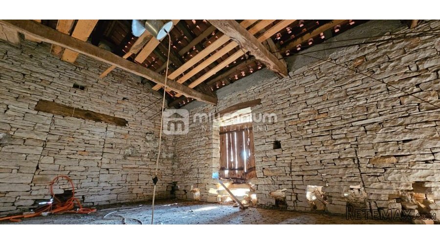 Istra, Oprtalj, 160m2, kamena kuća s velikom okućnicom - 7