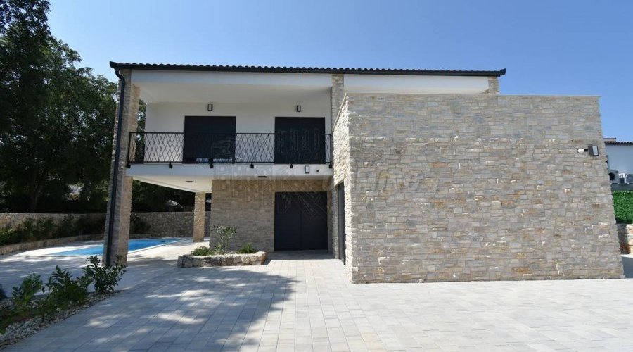 Prekrasna nova kuća-okolica Malinske - 13